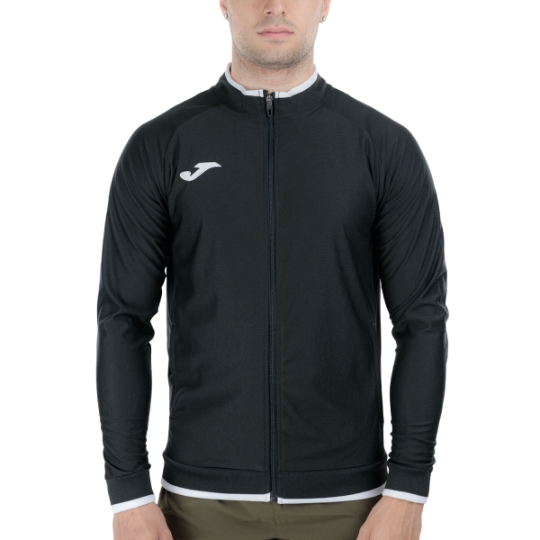 Men's Running Hoodie Joma Combi Premium Sweatshirt  Black/White 104212.102