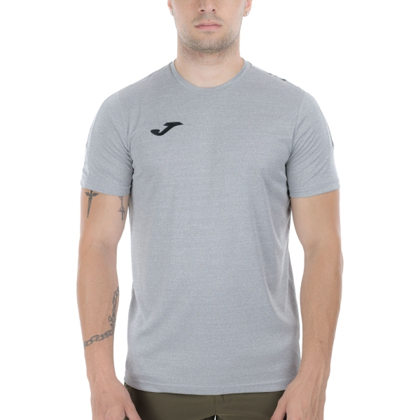 Men's Running T-Shirt Joma Olimpiada TShirt  Melange Grey/Black 103245.251