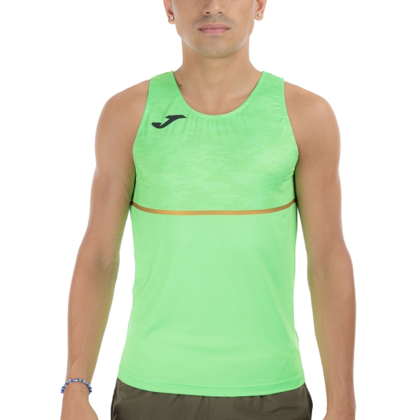 Men's Running Tank Joma Record III Tank  Fluor Green 104291.020