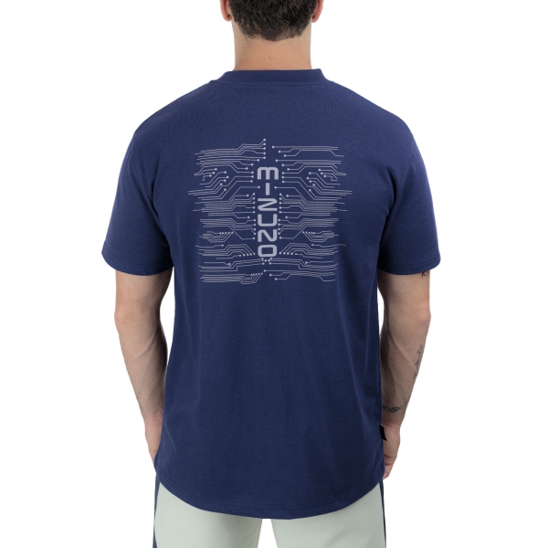 Mizuno Athletics Graphic T-Shirt - Baritone Blue