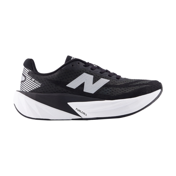 Women's Performance Running Shoes New Balance FuelCell Rebel v5  Black/White/Silver Metallic WFCXLK5
