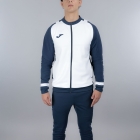 Joma Lider Tracksuit - White/Dark Navy