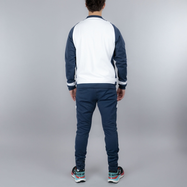 Joma Lider Tracksuit - White/Dark Navy