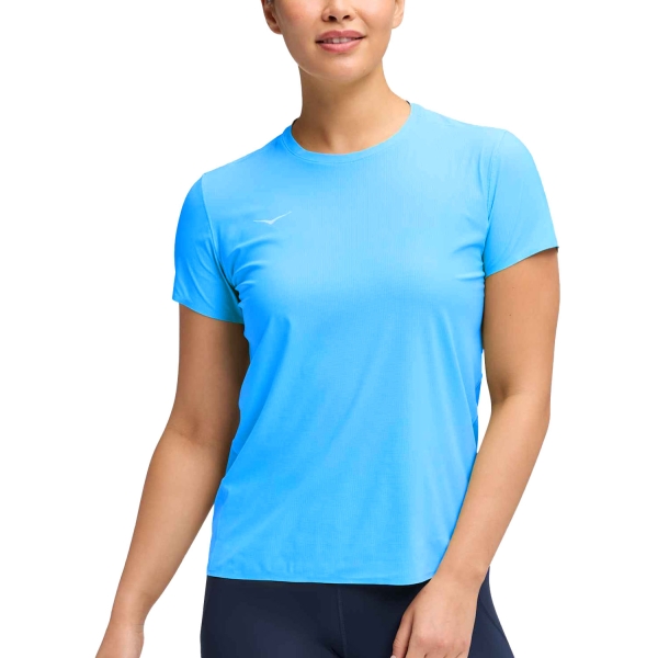 Women's Running T-Shirts Hoka Airolite TShirt  Blue 1175774HKB