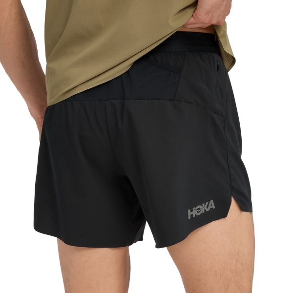 Hoka Glide 5in Shorts - Black
