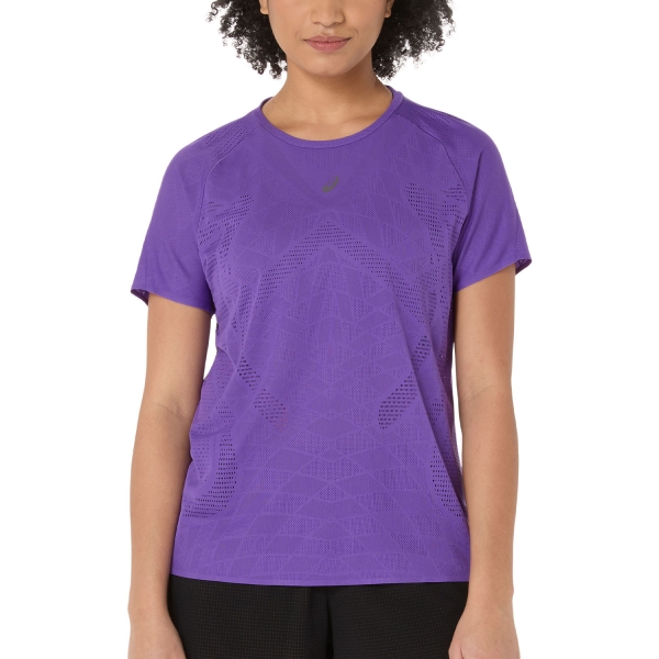 Women's Running T-Shirts ASICS Meta TShirt  Edo Purple 2012D223500