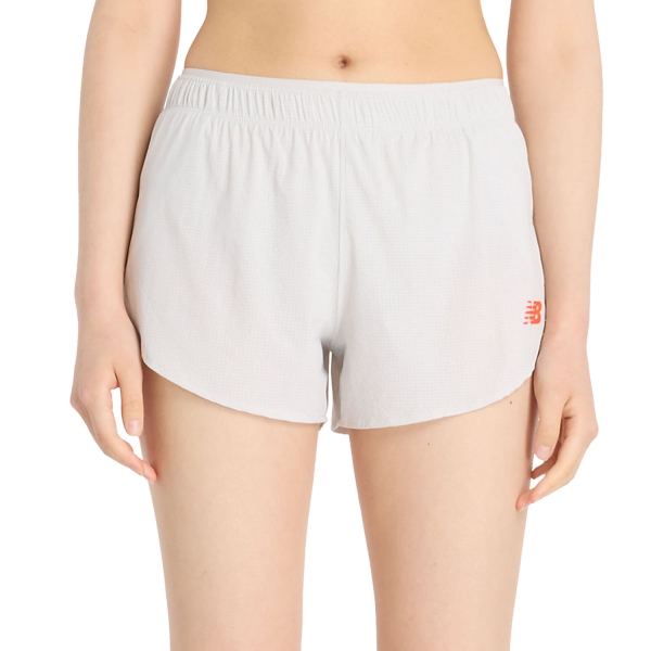 Pantaloncini Running Donna New Balance RC Ultra Light 3in Shorts  Grey Matter WS51288GYM