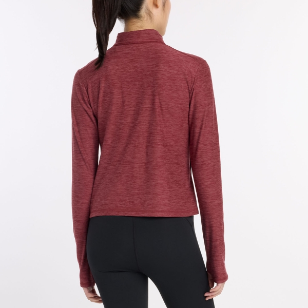 New Balance Space Dye Jacket - Monarch Burgundy Heather