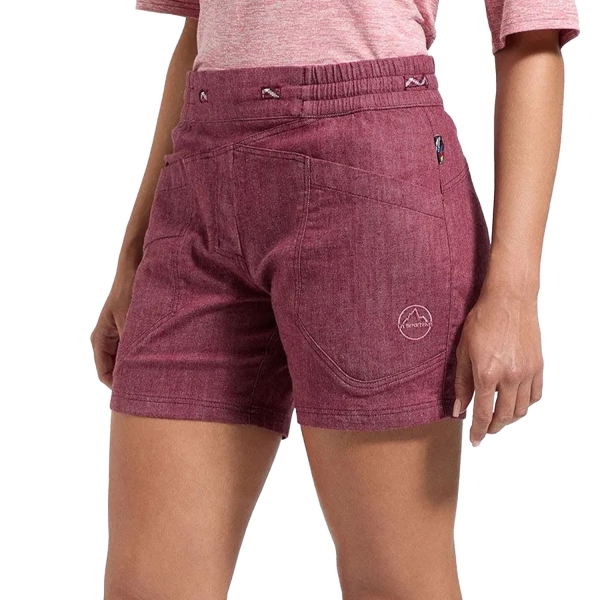 Shorts e Pantaloni Outdoor Donna La Sportiva Sierra Rock 5in Shorts  Redwood/Rosebay ZACS036R25P13