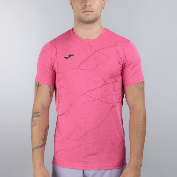 Men's Running T-Shirt Joma RNight Graphic TShirt  Fuchsia 104486.524