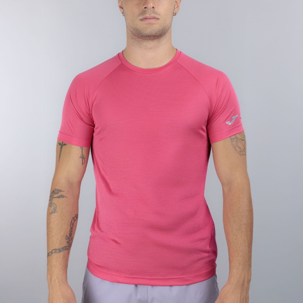 Men's Running T-Shirt Joma RNight Pro Logo TShirt  Fuchsia 104507.524