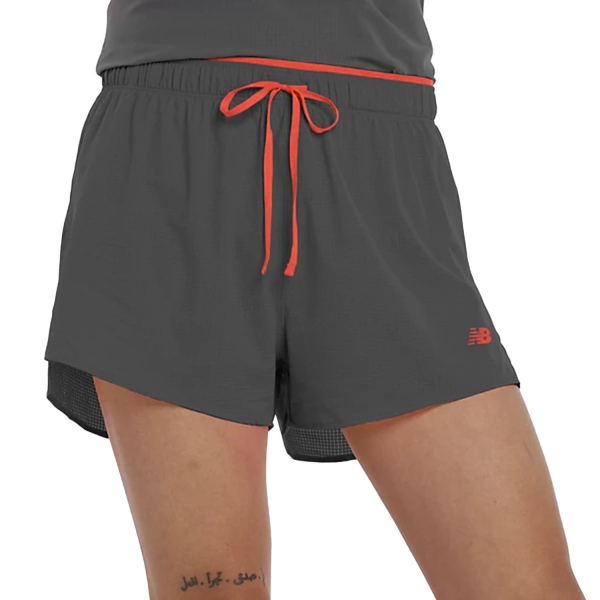 Pantaloncino Running Uomo New Balance Ultra Light 3in Shorts  Urgent Red MS51283URR
