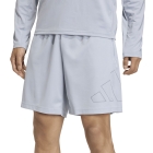 adidas Essentials Big Logo 7in Shorts - Halo Silver