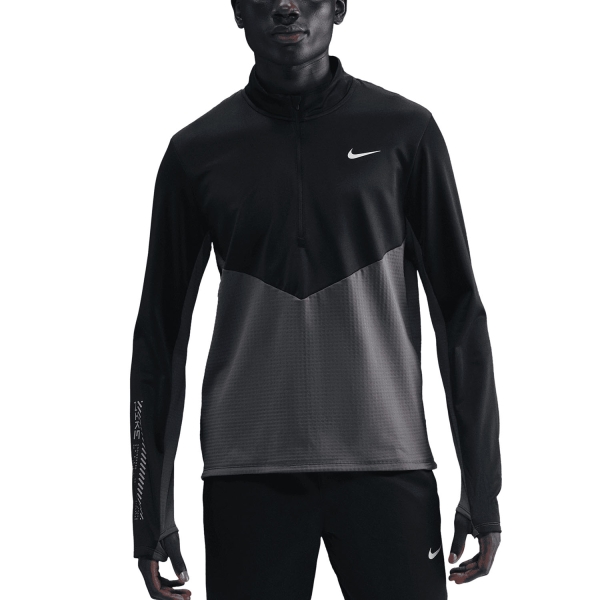 Maglia Running Uomo Nike Pacer Winterized Shirt  Anthracite/Black/Reflective Silver HV2671060