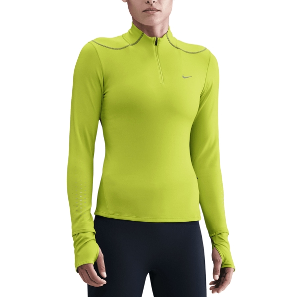 Maglia Running Donna Nike Swift ThermaFIT ADV Shirt  Cyber/Reflective Silver HV2944389