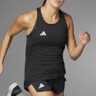 adidas ADIZERO Logo Tank - Black