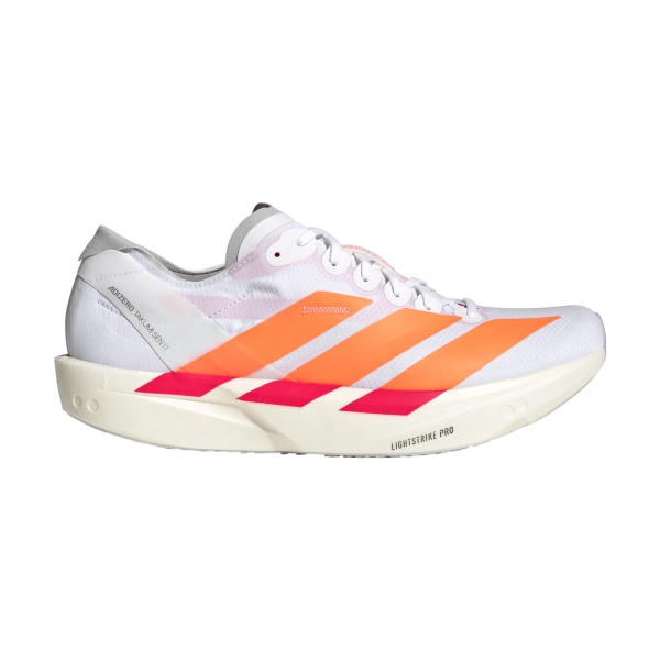 Scarpe Running Performance Uomo adidas ADIZERO Takumi Sen 11  FTWR White/Lucid Orange/Lucid Red JQ0780