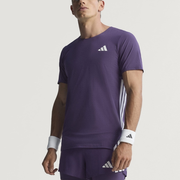 Maglietta Running Uomo adidas ADIZERO Pro Maglietta  Aurora Plum JV7171