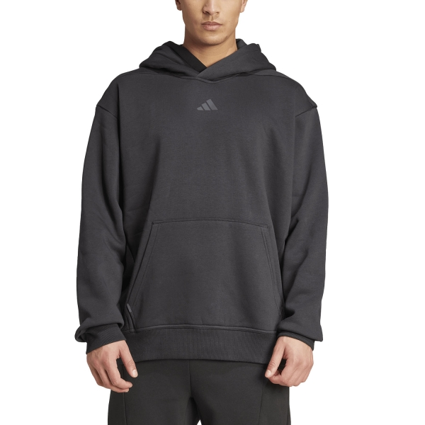 Men's Sweatshirt and Shirts adidas Power Workout Hoodie  Black JZ6248