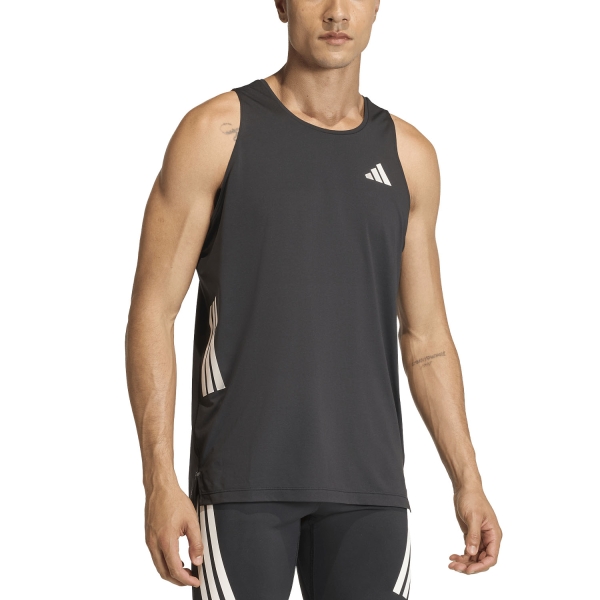 Men's Running Tank adidas adi365 CLIMACOOL Iconic Tank  Black JZ6544
