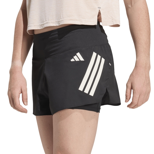 Women's Running Shorts adidas adi365 Formotion Iconic 2 in 1 2in Shorts  Black KA6229