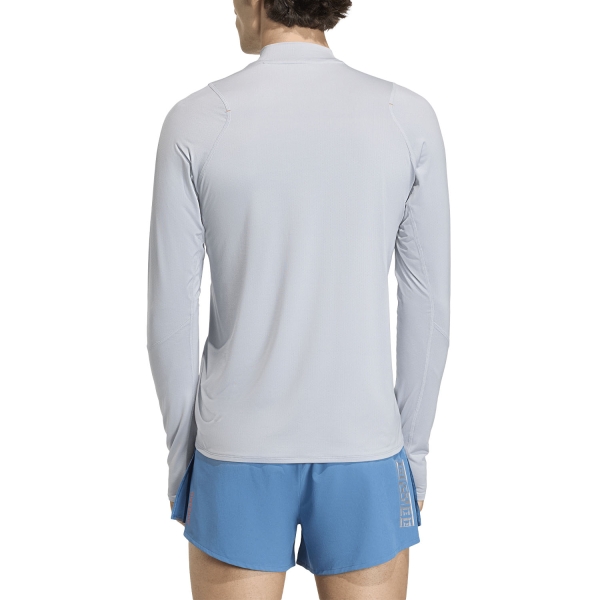 adidas ADIZERO Ekiden Shirt - Halo Silver