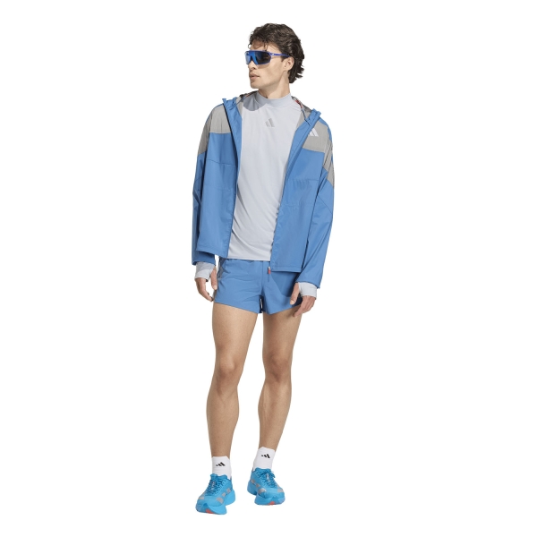 adidas ADIZERO Ekiden Shirt - Halo Silver