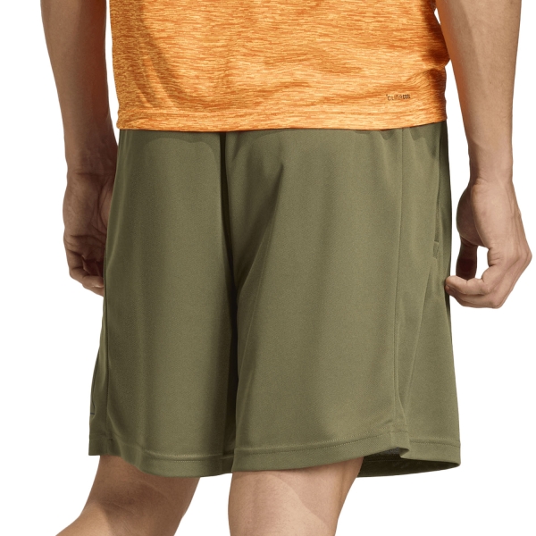 adidas Essentials Big Logo 7in Shorts - Olive Strata