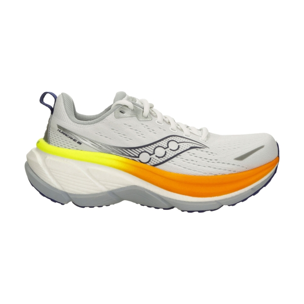 Woman's Structured Running Shoes Saucony Hurricane 25  White/Frigid S11026343