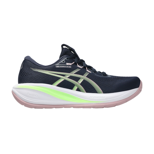 Scarpe Running Neutre Donna ASICS GEL Cumulus 28  Midnight/Illuminate Green 1012B916400