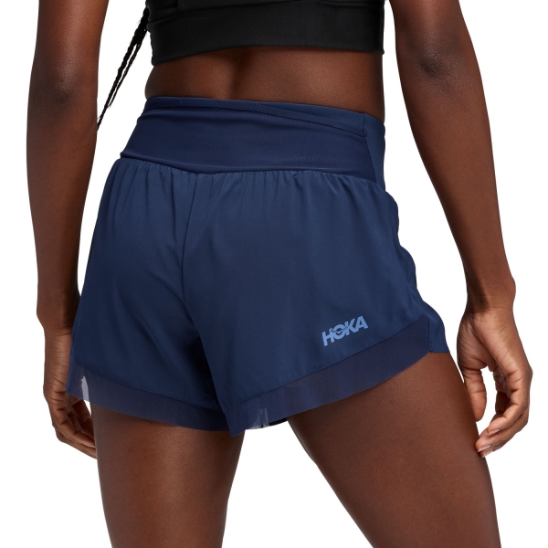 Hoka Glide 4in Shorts - Midnight Blue