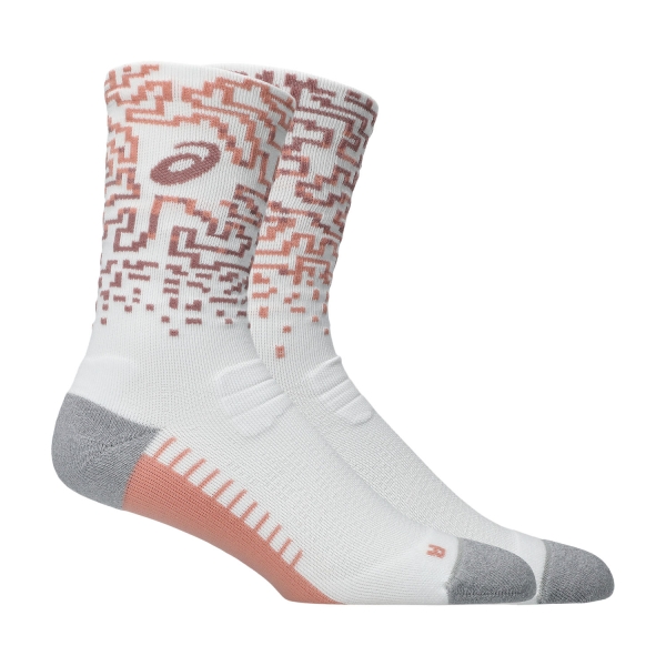 Socks ASICS Performance Run Crew Socks  Brilliant White/Morganite/Pearl Pink 3013B285100
