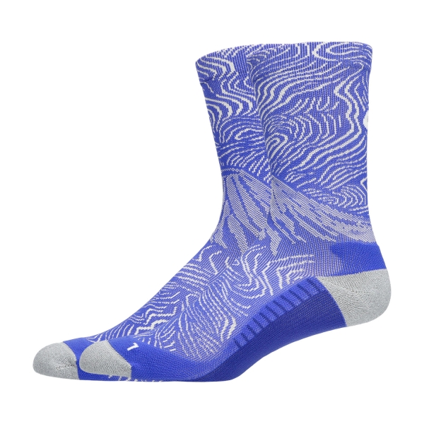 ASICS Fujitrail Graphic Crew Socks - Cobalt Burst/Cream