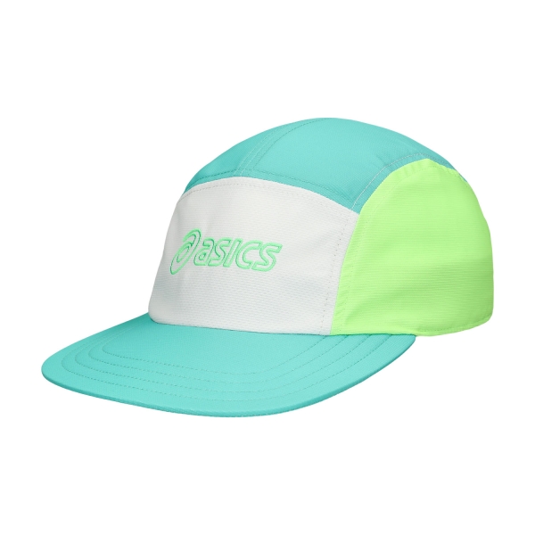 Gorra y Visera ASICS 5 Panel Gorra  Aurora Green/Cream 3013B331300