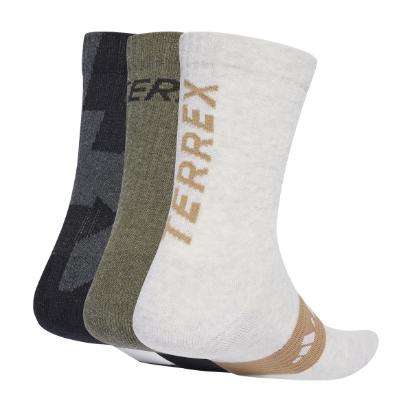 adidas Terrex Multi x 3 Calze - Black/Olive Strata/White