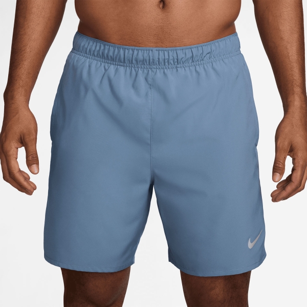 Men's Running Shorts Nike Challenger 2 in 1 7in Shorts  Work Blue/Reflective Silver DV9357486