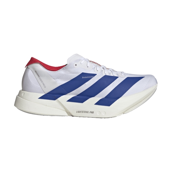 Scarpe Running Performance Uomo adidas ADIZERO adios Pro 4  FTWR White/Team Royal Blue/Pure Ruby JP6624