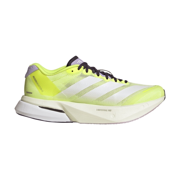 Women's Performance Running Shoes adidas ADIZERO Boston 13  Solar Yellow/FTWR White/Powder Plum JP9246