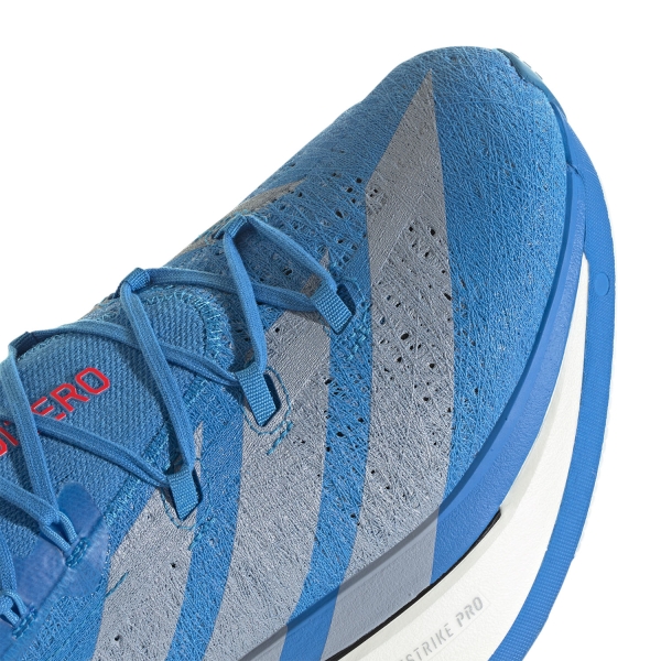 adidas ADIZERO Prime X 3 STRUNG - Solar Blue/Silver Metallic/Lucid Red