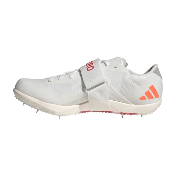 adidas ADIZERO High Jump - FTWR White/Lucid Orange/Lucid Red