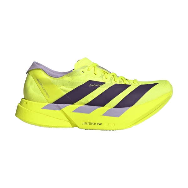 Women's Performance Running Shoes adidas ADIZERO adios Pro 4  Solar Yellow/Aurora Plum/Powder Plum JQ1690