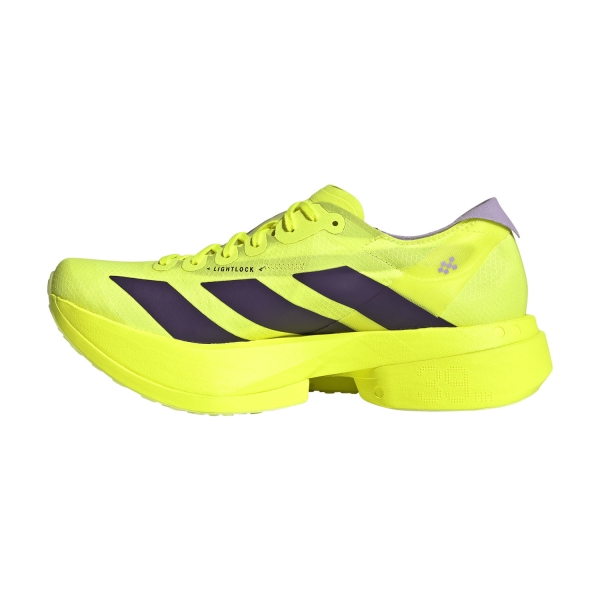 adidas ADIZERO adios Pro 4 - Solar Yellow/Aurora Plum/Powder Plum