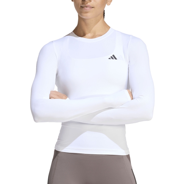 Women's Fitness & Training Shirt and Hoodie adidas Power Essentials Shirt  White KD2211