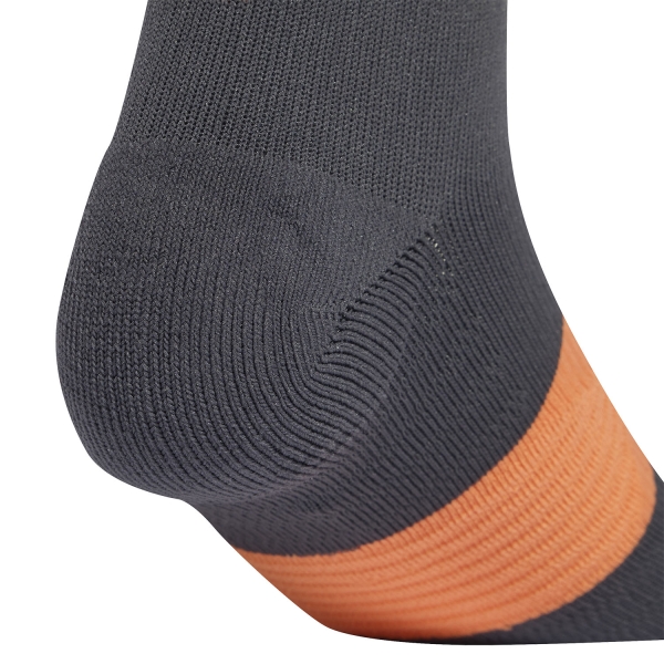 adidas RUNxGRAPHIC Socks - Carbon/Dusky Orange