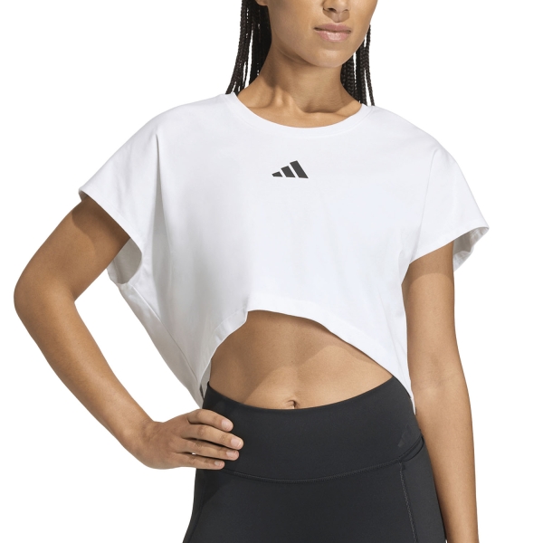 Women's Fitness & Training Tank adidas Power 3 Stripes Top  White KE8050