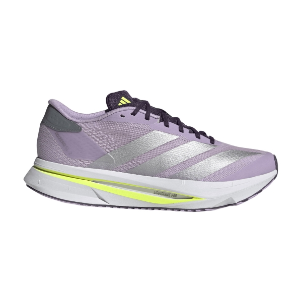 Women's Performance Running Shoes adidas ADIZERO SL 2  Powder Plum/Silver Metallic/Solar Yellow KK1056