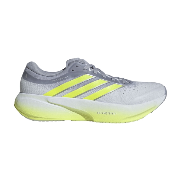 Men's Neutral Running Shoes adidas Supernova Rise 3  Halo Silver/Solar Yellow/FTWR White KK1206