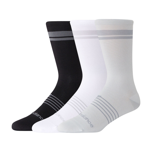Socks New Balance Pro Run Crew x 3 Socks  Black/White LAS35102AS1