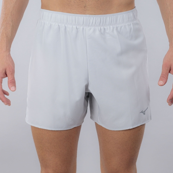 Men's Running Shorts Mizuno Core Logo 5.5in Shorts  Vapor Silver J2GBC50805