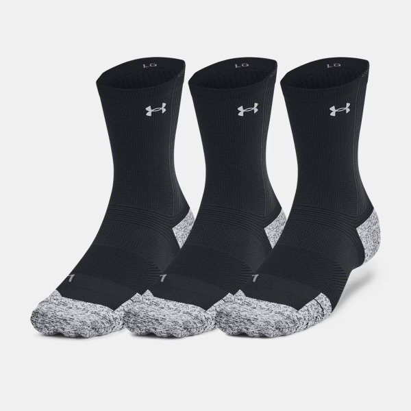 Socks Under Armour ArmourDry Cushion x 3 Socks  Black/Reflective 13870430001